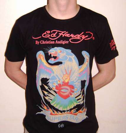 JUST INN - ED HARDY ( By Christian Audigier ) - Men's T - Shirt ( Original )