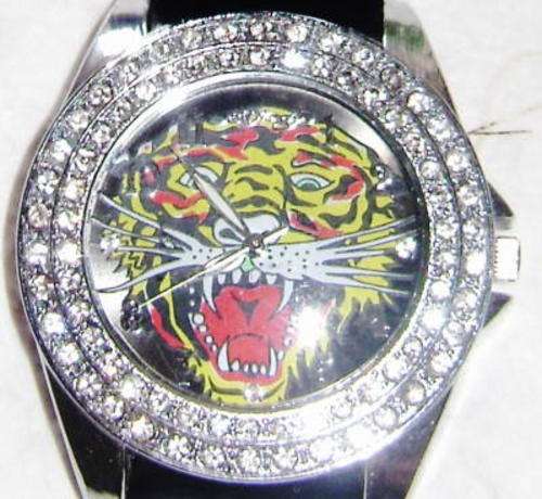 One Day Ed Hardy  - Lion Strap Watch