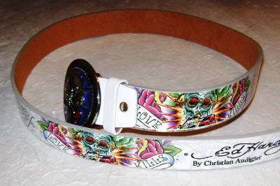 ( Just Inn ) ED HARDY ( By Christian Audigier ) - Stunning Belt with Buckle