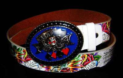 ED HARDY ( By Christian Audigier ) - Stunning Unisex Belt with Buckle