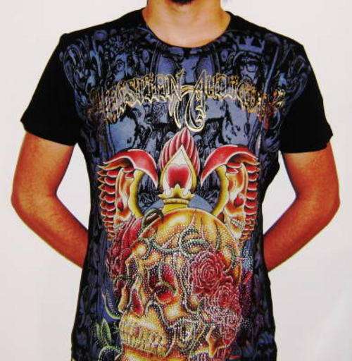 ( Medium ) Ed Hardy Men's T Shirt ( Just Inn )