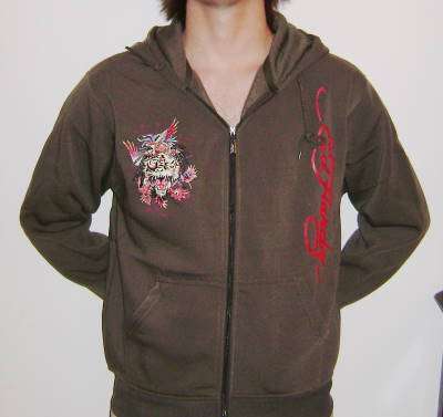 ( R850 ) Extra Large - ED HARDY ( By Christian Audigier ) - Men's Hoody ( Original )