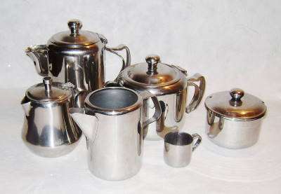 " Plated " Coffee/Tea Service Set - Excellent Condition