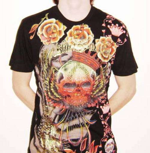(  Medium ) Ed Hardy Men's T Shirt ( Just Inn )