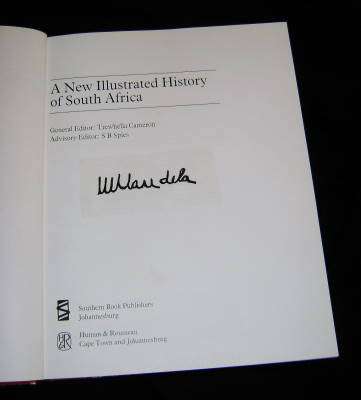 ( SIGHNED ) - My Former State President nelson Mandela