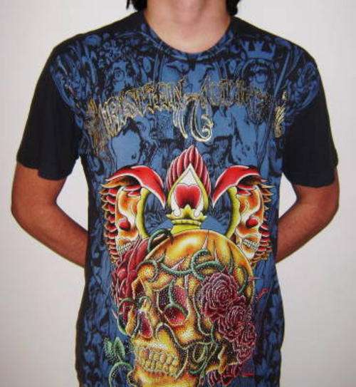 ( Medium ) Ed Hardy Men's T Shirt ( Just Inn )