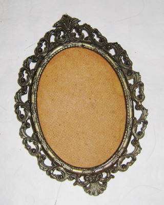 Old Metal Photo Frame