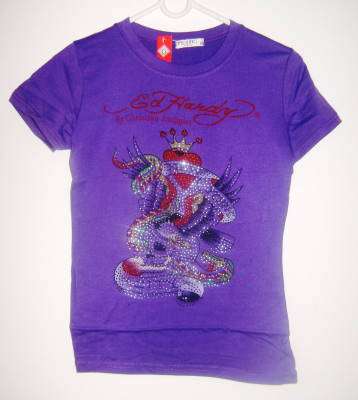 (  Ladies Medium ) Ed Hardy Slim Fit Top ( Just Inn )
