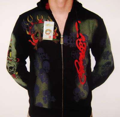 cheekychopz Just INN ( Large ) Ed Hardy Men's Hoody ( Just Inn )