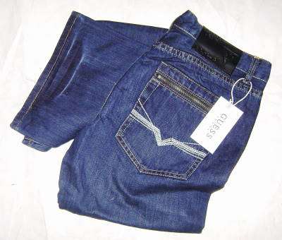 - Mens GUESS Blue Jeans ( Dark Blue )