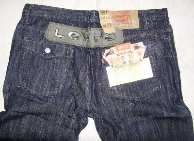 ( 38 Only )Just Inn - Mens Levi Freshshrunk Jeans 501 - Dark Blue