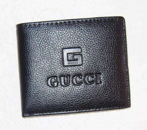 ( GUCCI ) - Black Men's Wallet - Boxed