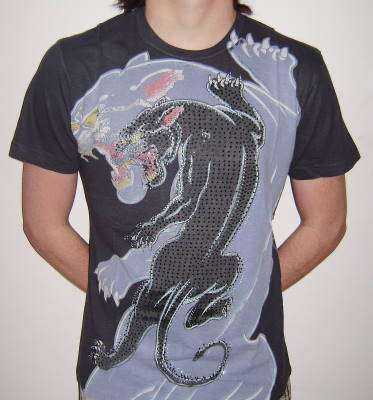 ( Medium Beaded  ) Ed Hardy Men's T Shirt ( Just Inn )