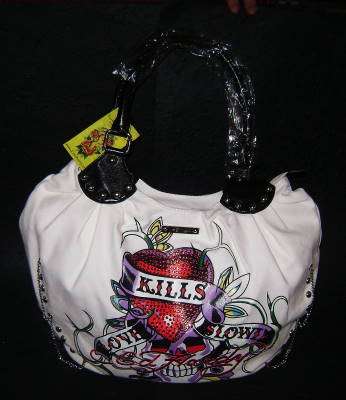 ( Ed hardy ) - Funky Ladies Hand Bag ( Just Inn )