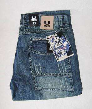 ( 34 Only ) - Mens UZZI Blue Jeans ( Straight Cut )