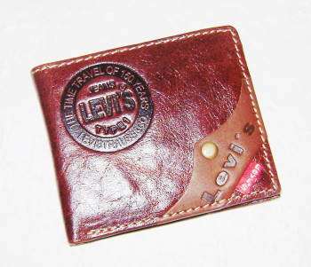 ( LEVI ) - Just in - Stunning Mens Wallet ( Brown )