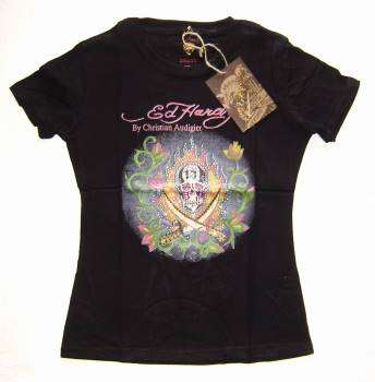 ( Medium )( Just Inn ) - Stunning Ed Hardy Ladies Top's ( Beaded )