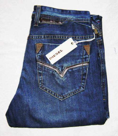 ( Size 34 )( New Style ) - Mens Diesel  Blue Jeans