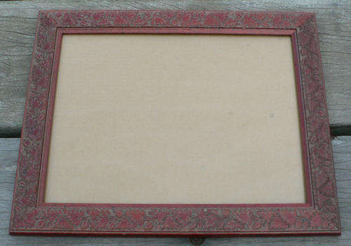 STUNNING CARVED WOODEN RECTANGLE FRAME (WITH DECORATIVE DESIGN) - EXCELLENT CONDITION!!!