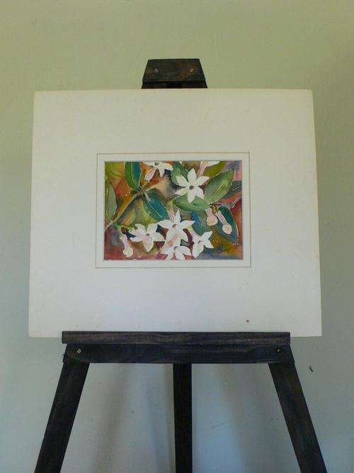 Oringinal Floral Watercolour Painting - Done by Artist Colleen Sayer (C M Sayer) - In the 1980's