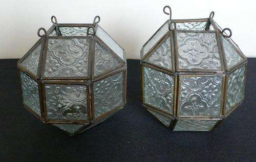 A SET OF BEAUTIFUL CANDLE HOLDERS - INDIAN/TURKISH STYLE