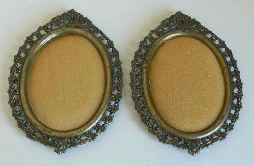 OLD METAL PICTURE FRAMES - MADE IN ITALY