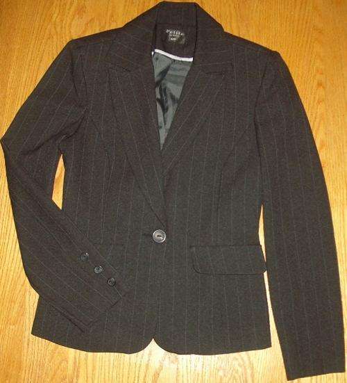 KELSO PETITE STRIPED SUIT JACKET SIZE 8