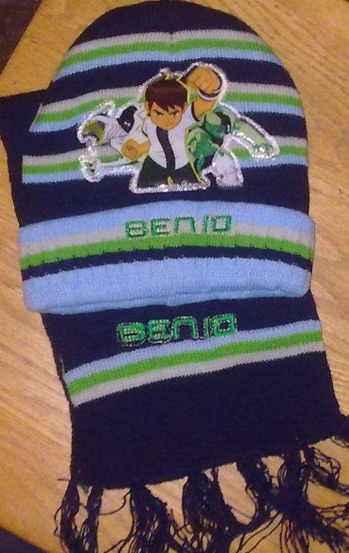 LATE ENTRY!!!!! BEN 10 BEANIE AND SCARF WINTER WARMER SET