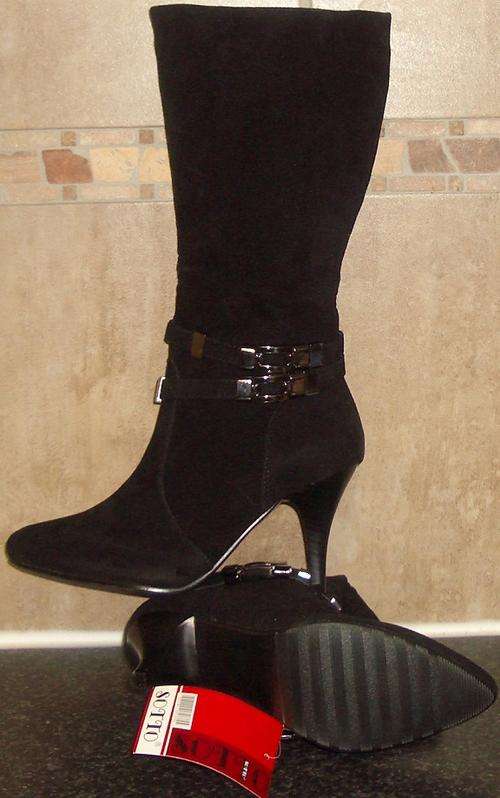 ****R1200***** BLACK SOTTO DESIGNER BOOTS !!!! SIZE 7 - LATE ENTRY!!