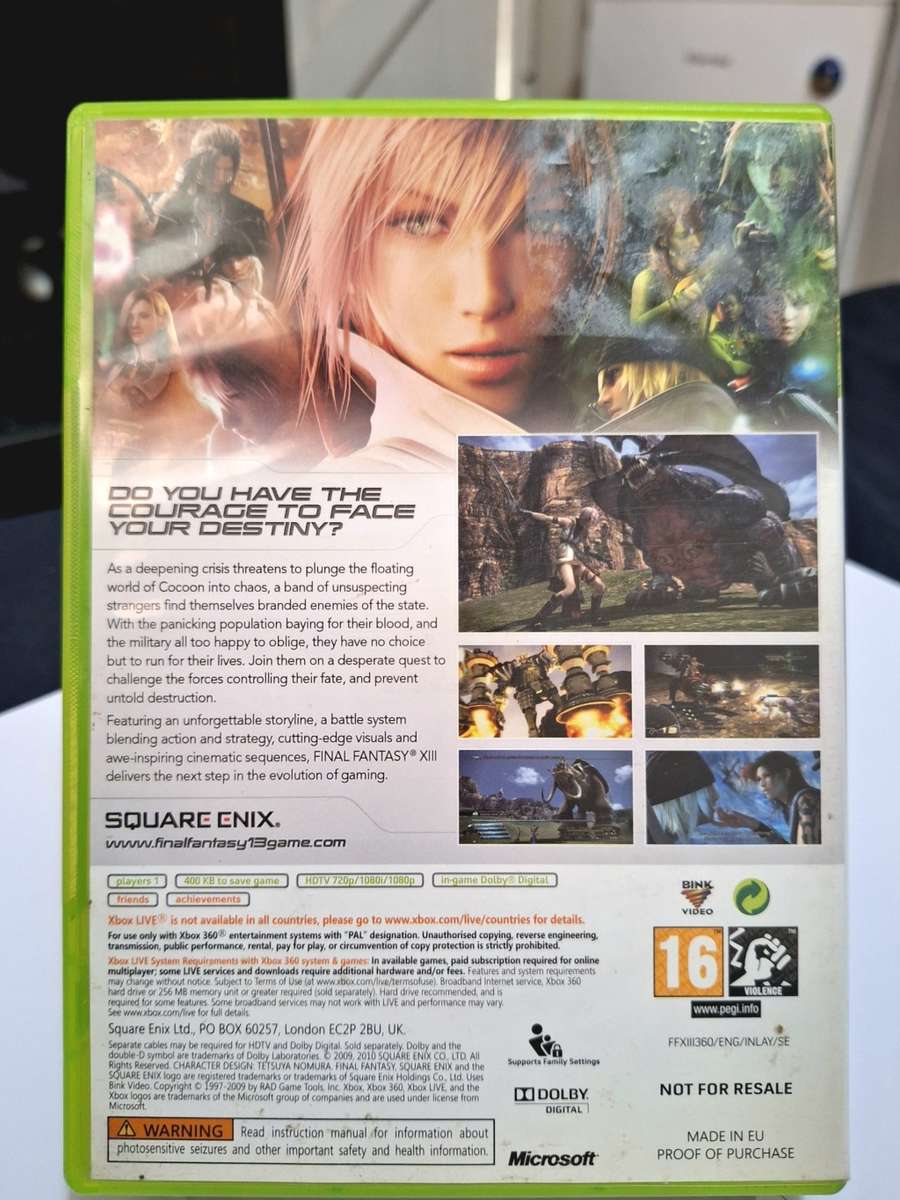 Final Fantasy XIII (XBOX 360)