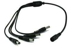 4 Way DC Power Splitter Cable for cctv cameras