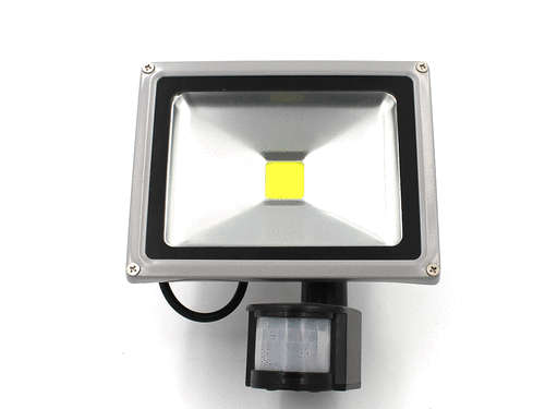 30W LED flood light with motion sensor