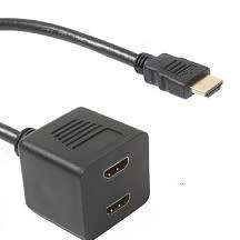 HDMI (M) TO HDMI (2F) SPLITTER hdmi 1 in 2 splitter