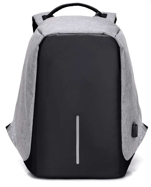 Anti-theft Backpack ( GREY COLOUR )