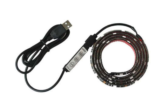 2M RGB SMD5050 Waterproof LED Strip Light TV Backlilghting Kit + Remote Controller