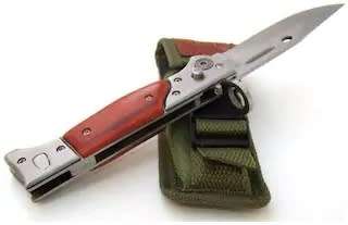 AK47 DESIGN STAINLESS FOLDABLE KNIFE -SMALL  SIZE