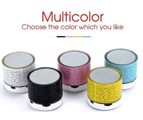 Wireless Mini LED Bluetooth Speakers Wireless Music Audio TF USB FM Stereo Subwoofer with Mic