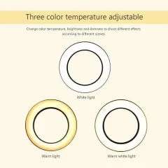 12 INCH NEW Dimmable Ring Supplementary Selfie Lamp With Remote control Multi-Mode