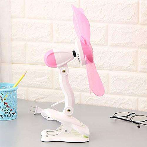 AC Four Leaves Foldable  Desk Clamp Fan