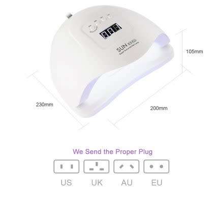 48wW SUN  LED Lamp Nail Dryer LED 36 LEDs UV Ice Lamp Dryer