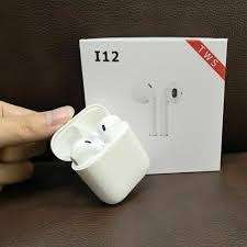 i12 TWS Wireless Bluetooth Ear Pods with Charging Box