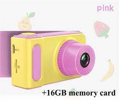 Kids Digital HD Camera 2 Inch Color Screen Gift For Children ' pink colour only