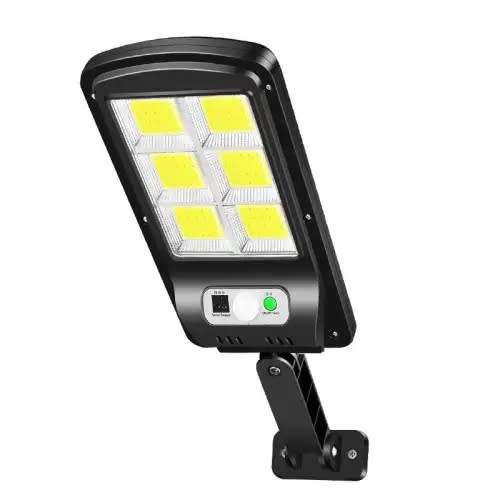 120 LED Solar Wall/Street Light with Remote Control - 120° Wide Angle - PIR Motion Sensor