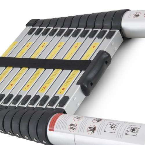 6.2m Aluminum Alloy Portable Extension Telescopic Ladder Single Straight Ladder