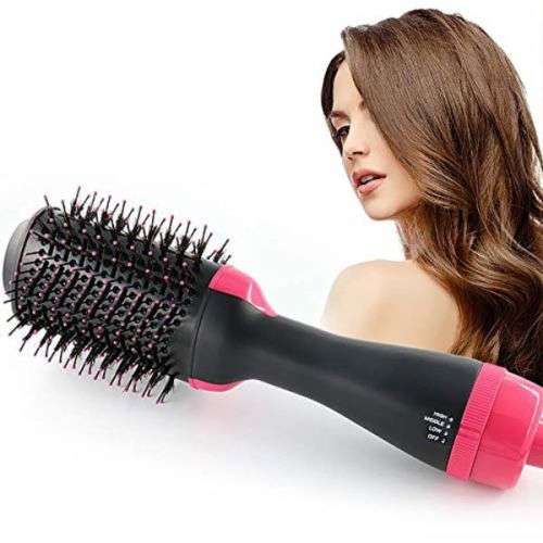2 in 1 Hair Dryer & Straightening Brush