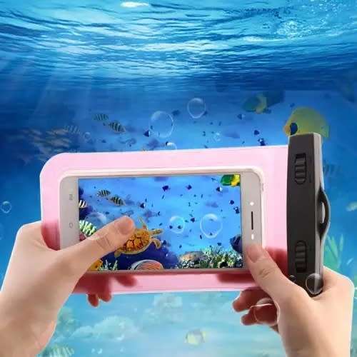 Mobile Phone Waterproof Bag Touch Screen Operation Protective Waterproof Bag Case Cover