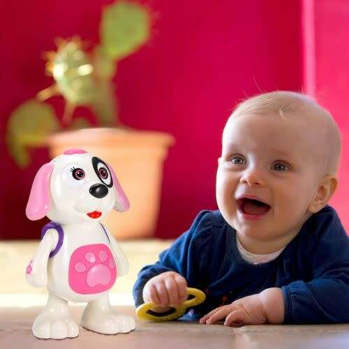 Electric Robot Dance Dog Music And Light Toys For Boys Toddler Girl Kids Gift