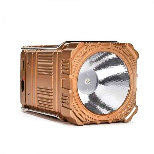 Solar Powered LED Camping Light with USB Interface
