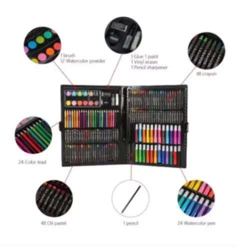 168 Pcs Kids Super Mega Art Coloring Set