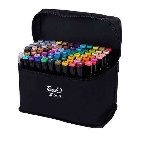 80 Colour Double Head Permanent colour  Markers